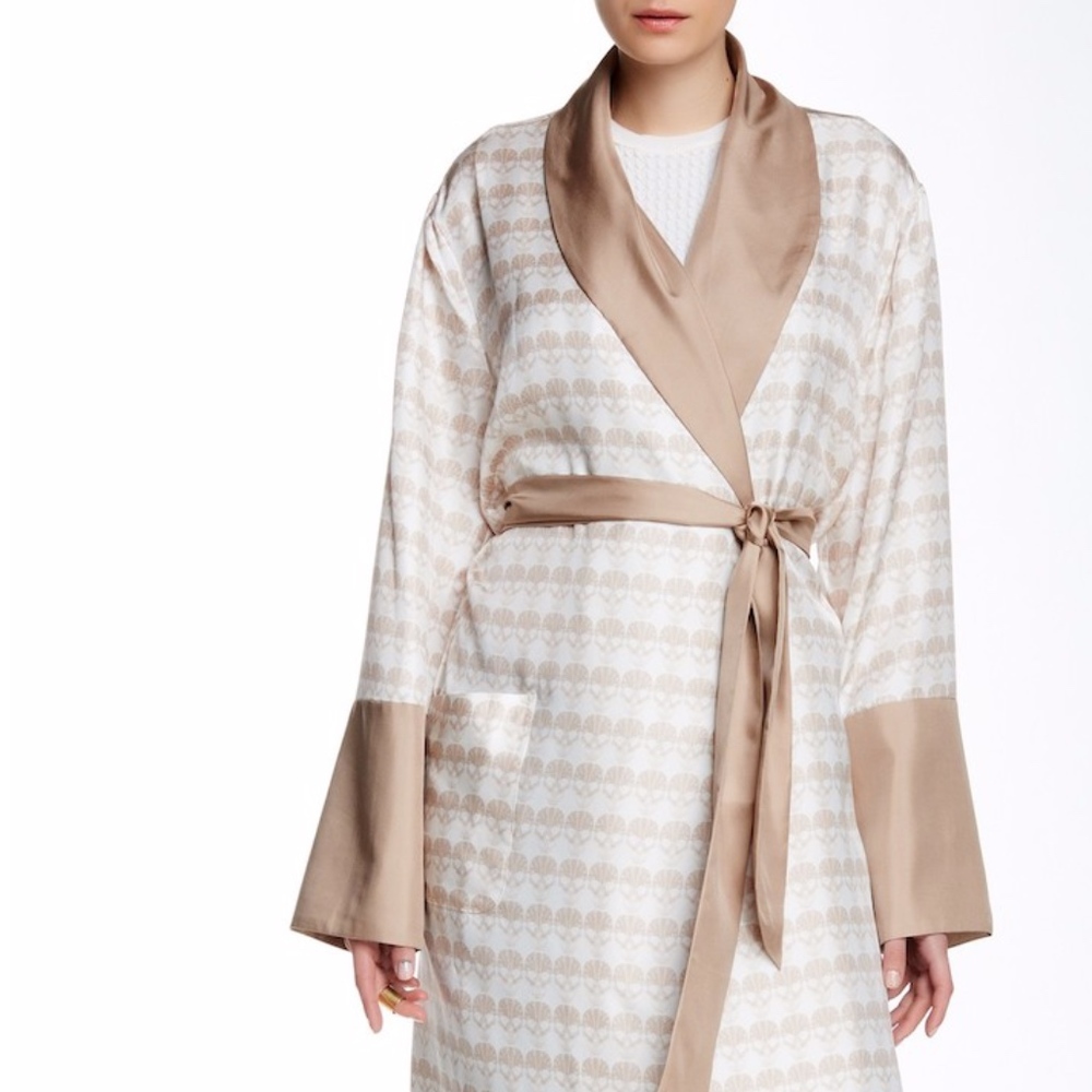 Thomas Wylde Chakra Silk Robe designer Retail $710 - Picture 3 of 8